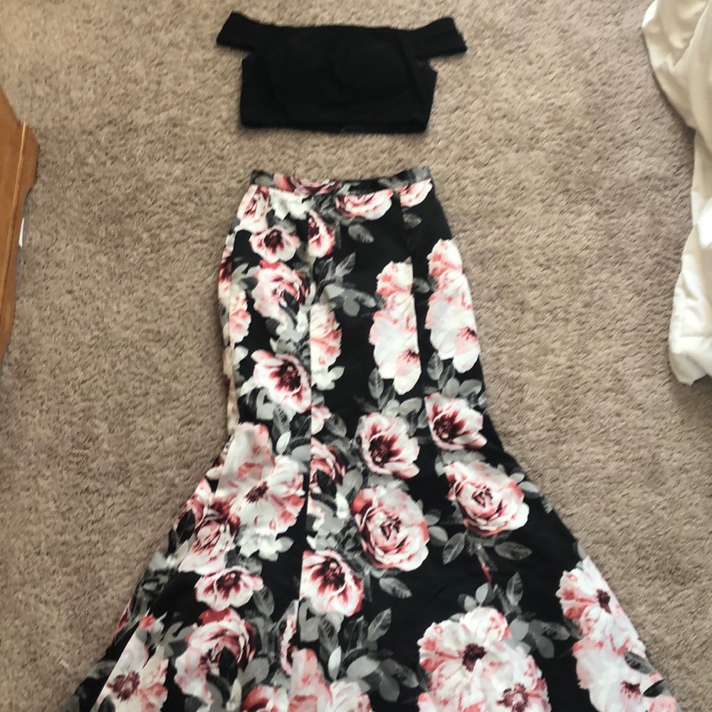 Blondie Nites Two piece prom dress